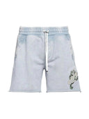 Amiri Filigree Sweatshort Ashley Blue