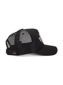 Amiri Pegasus Black & White Trucker Hat one-kickz