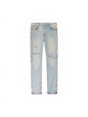 Amiri Skinny fit Indigo Paint Splattered Jeans one-kickz