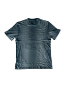Amiri Track Yellow Logo Black Washed T-Shirt one-kickz