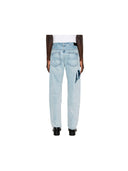 Amiri Varsity Logo Repair Mid-Rise Straight Leg Jean one-kickz