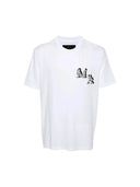 Amiri White & Black Angel Logo T-Shirt one-kickz