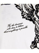 Amiri White & Black Angel Logo T-Shirt one-kickz