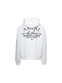 Amiri White & Black Arts District Logo Hoodie white one-kickz