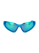 BALENCIAGA BLUE CAT-EYE SUNGLASSES Balenciaga One Kickz