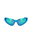 BALENCIAGA BLUE CAT-EYE SUNGLASSES one-kickz