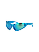 BALENCIAGA BLUE CAT-EYE SUNGLASSES one-kickz