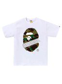 BAPE 1st Camo Bape Kanji Tee White/Green