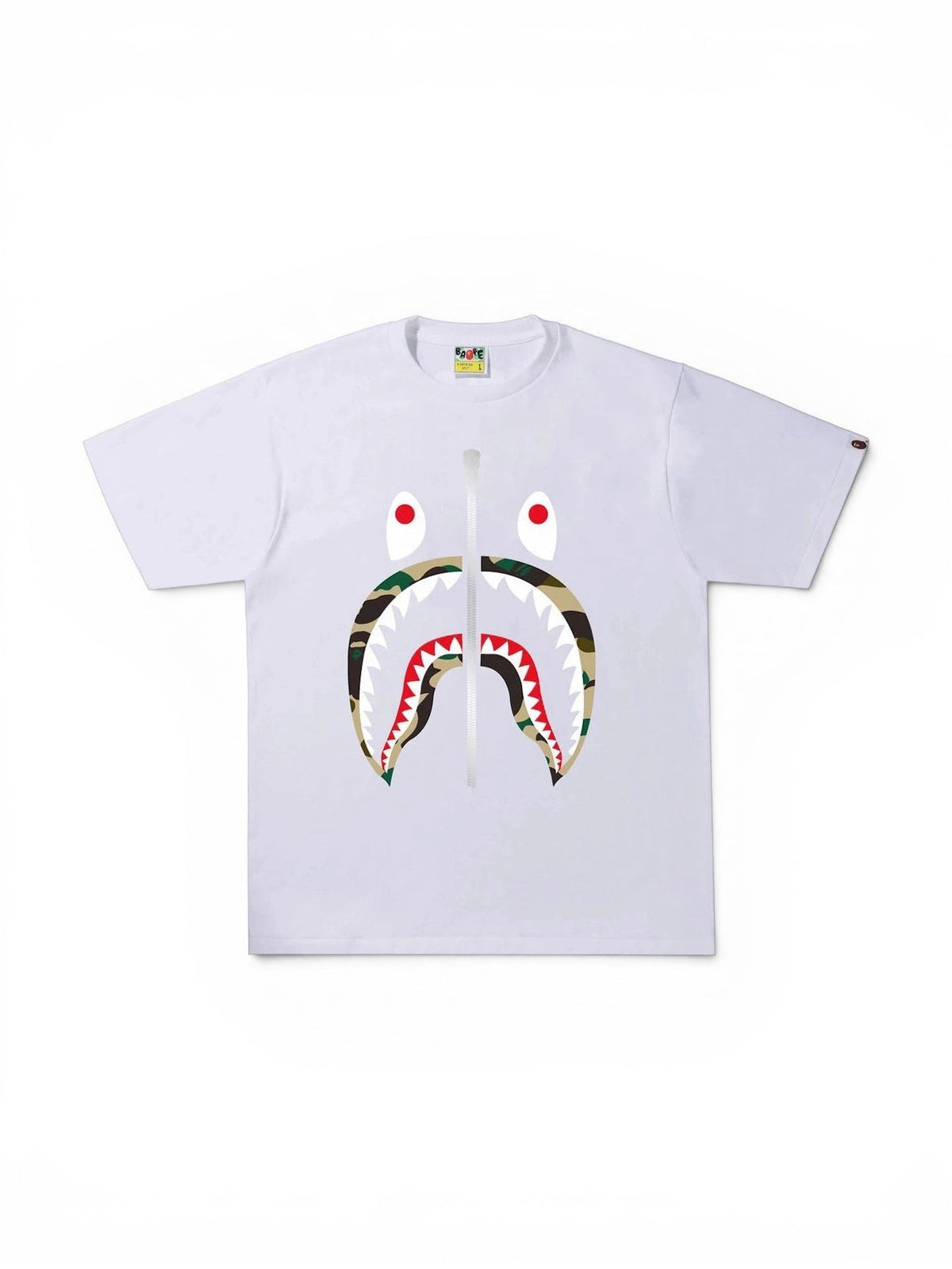 BAPE 1st Camo Shark Tee (SS22) White/Yellow