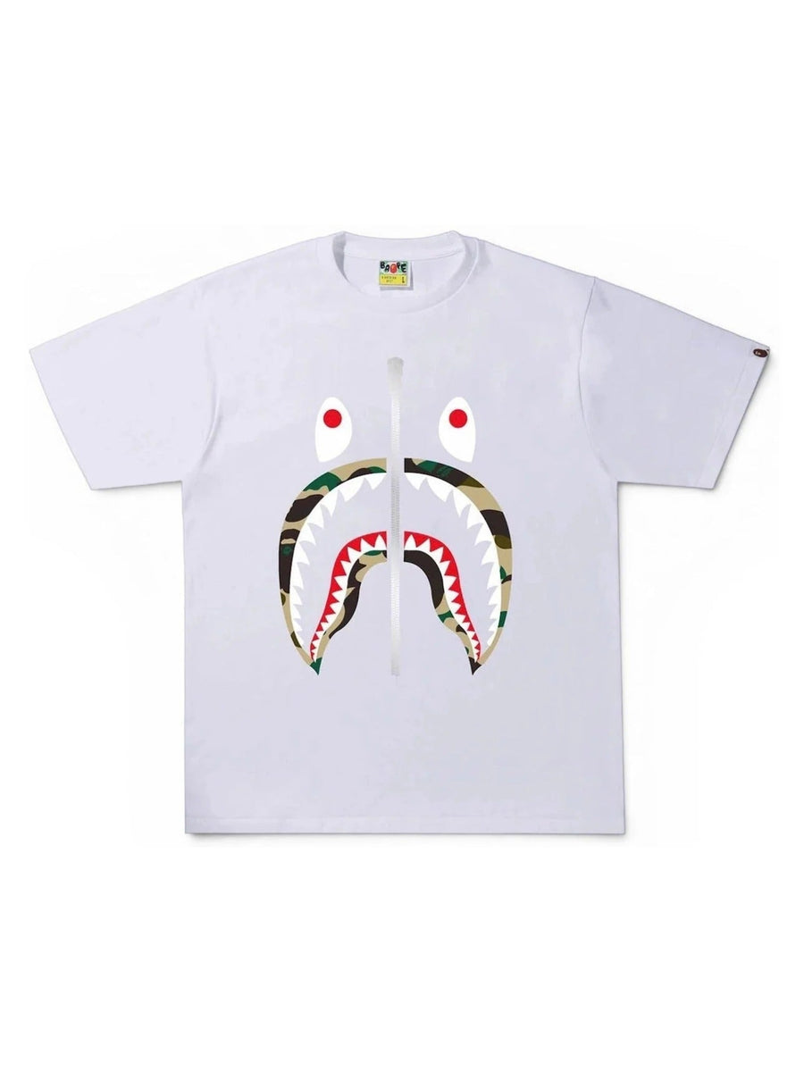 BAPE 1st Camo Shark Tee (SS22) White/Yellow