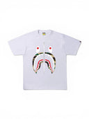 BAPE 1st Camo Shark Tee SS22 White/Yellow one-kickz