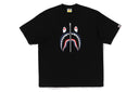 BAPE A Bathing Ape Shark Tee Black