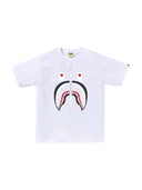 BAPE A Bathing Ape Shark Tee White one-kickz