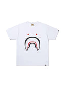 BAPE A Bathing Ape Shark Tee White one-kickz