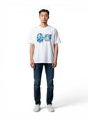 BAPE ABC Camo JPN Katakana Tee White/Blue 