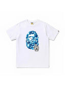 BAPE ABC Camo Online Tee FW23 White/Blue one-kickz