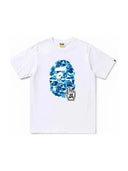 BAPE ABC Camo Online Tee FW23 White/Blue one-kickz