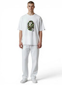 BAPE ABC Camo Online Tee FW23 White/Green one-kickz