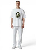 BAPE ABC Camo Online Tee FW23 White/Green one-kickz