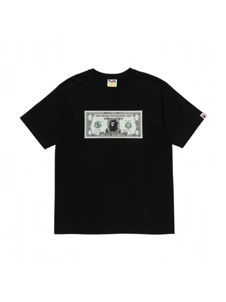 BAPE Banknote Tee Black