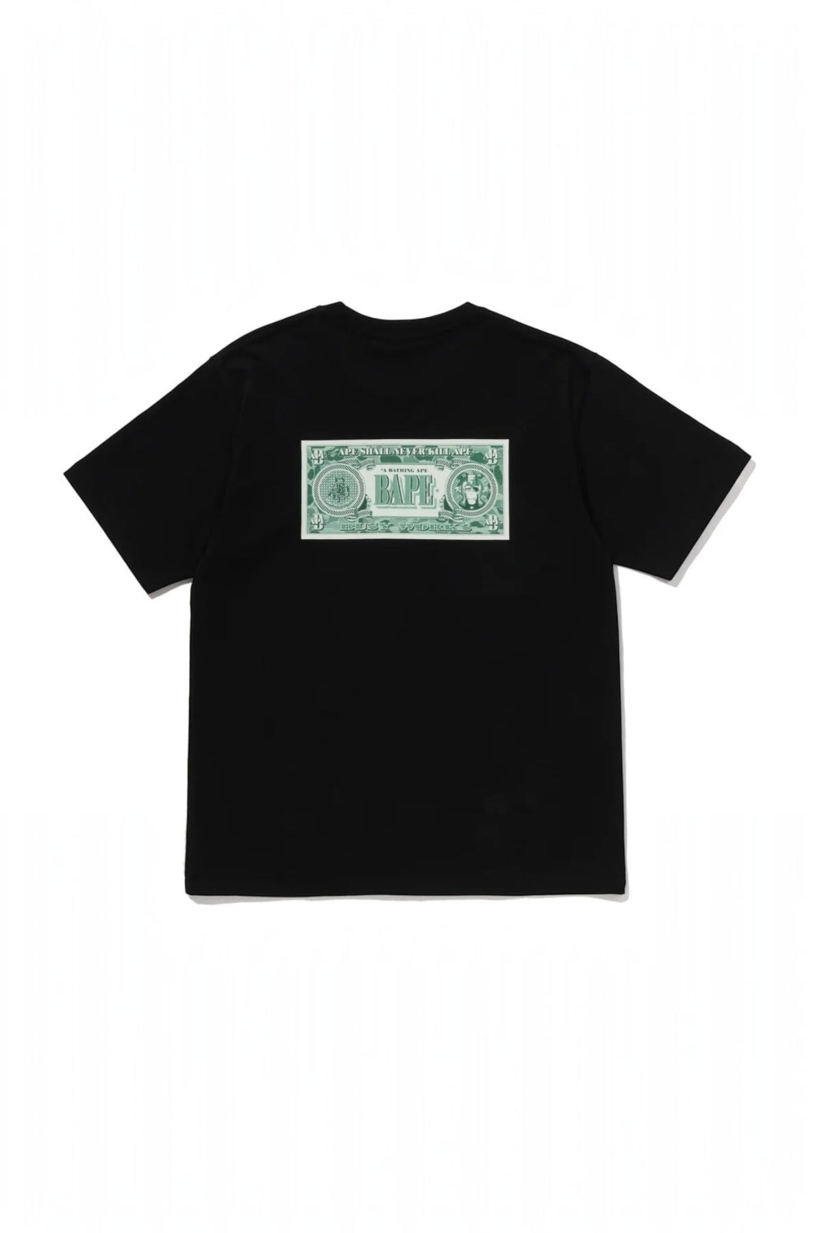 BAPE Banknote Tee Black