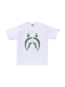 BAPE Bitmap Shark Tee White one-kickz