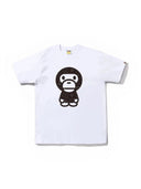 BAPE Distortion Big Baby Milo Tee White Black one-kickz