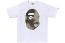 BAPE High Tone Bleach Big Ape Head Tee White