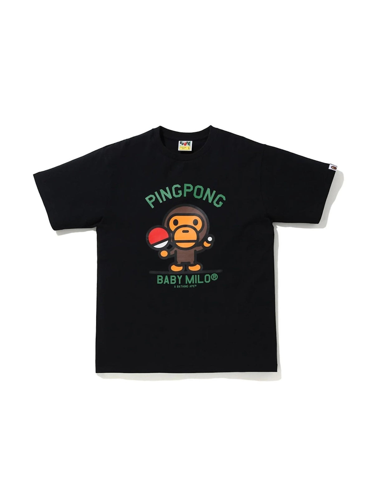 BAPE Milo Pingpong Sports Tee Black