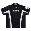 BAPE Multi Logo Relaxed Fit Soccer Jersey 'Black'