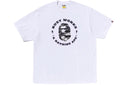 BAPE Palm Tree Camo Busy Works Sta Relaxed Fit Tee White