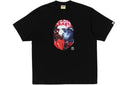 BAPE Photo Print Ape Head Relaxed Fit Tee Black one-kickz