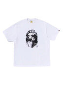 BAPE Photo Print Ape Head Relaxed Fit Tee White one-kickz