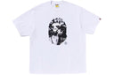 BAPE Photo Print Ape Head Relaxed Fit Tee White