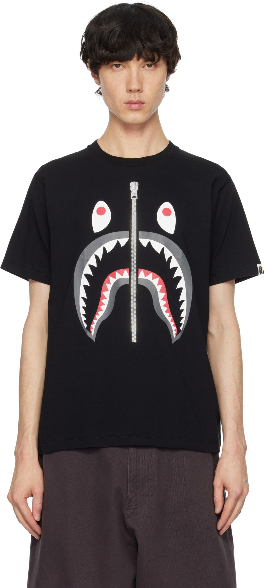 BAPE Shark Tee Black