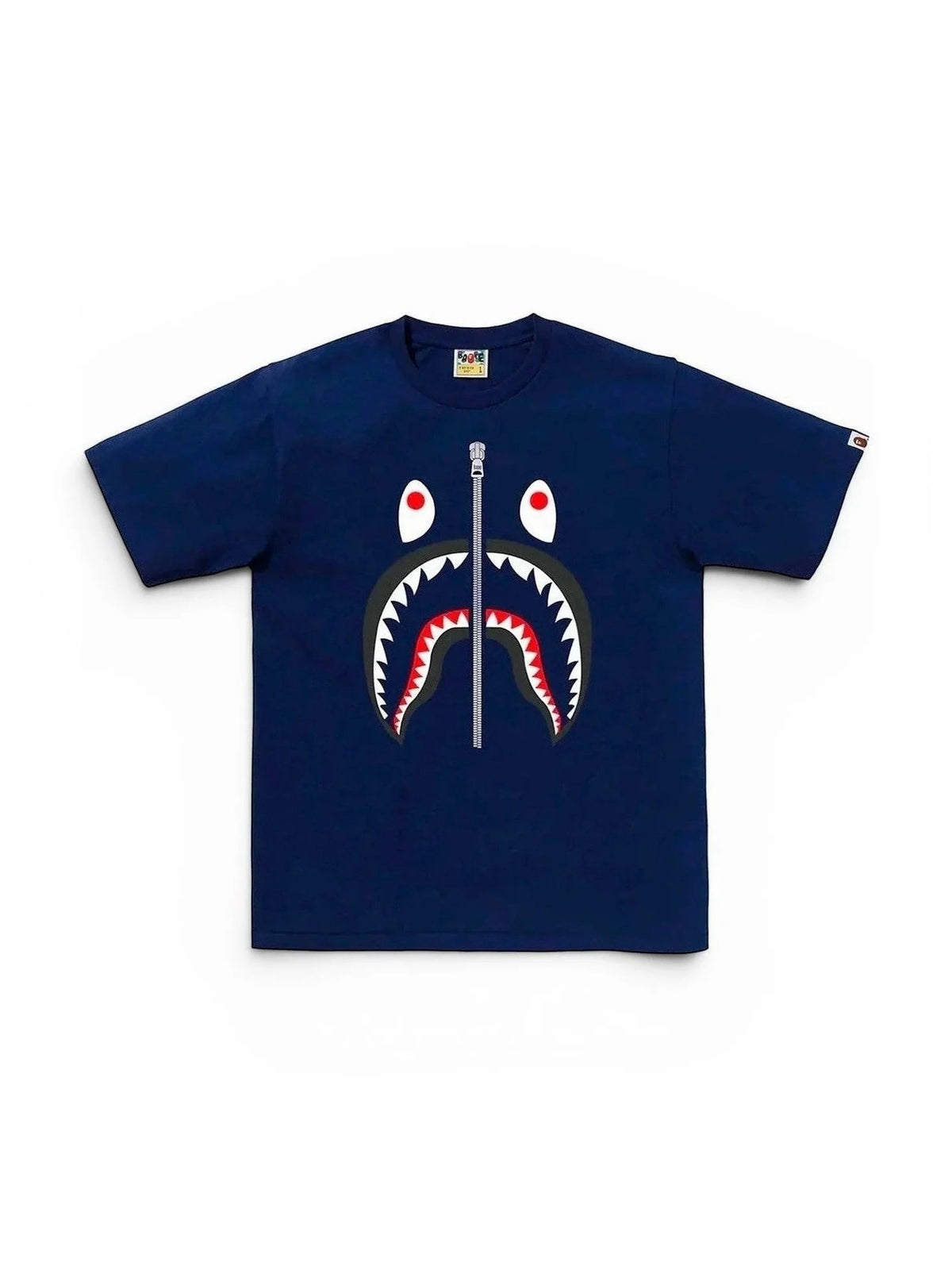 BAPE Shark Tee Navy