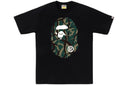 BAPE Trial Camo Big Ape Head Tee Black/Green