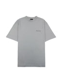 Balenciaga BB Embroidered Chest Logo T-shirt Grey one-kickz