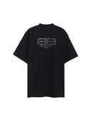 Balenciaga BB Paris Strass Black T-Shirt one-kickz