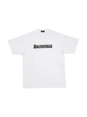 Balenciaga Caps Boxy Oversized Fit Tee White one-kickz