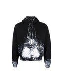 Balenciaga Painter Cropped Hoodie Black one-kickz