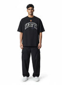 Balenciaga Skater Oversized Black T-shirt one-kickz