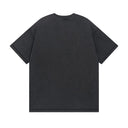 Balenciaga Washed Black Raw Edge TEE Embroidered one-kickz