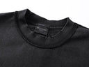 Balenciaga Washed Black Raw Edge TEE Embroidered one-kickz