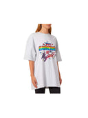 Balenciaga Women's 90/10 Large Fit Vintage T-Shirt White one-kickz