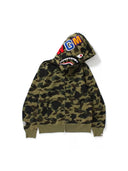 Bape 1st Camo Duck Camo Shark Full Zip Hoodie one-kickz