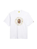 Bape A Bathing Ape Highsnobiety Camo Busy Works Relaxed Fit Tee White one-kickz