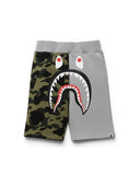 Bape A Bathing Ape Shark Camo & Gray SweatShort one-kickz