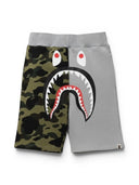 Bape A Bathing Ape Shark Camo & Gray SweatShort one-kickz