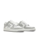 Bape A Bathing Bape Sta M2 Patent Grey/White Sneakers one-kickz